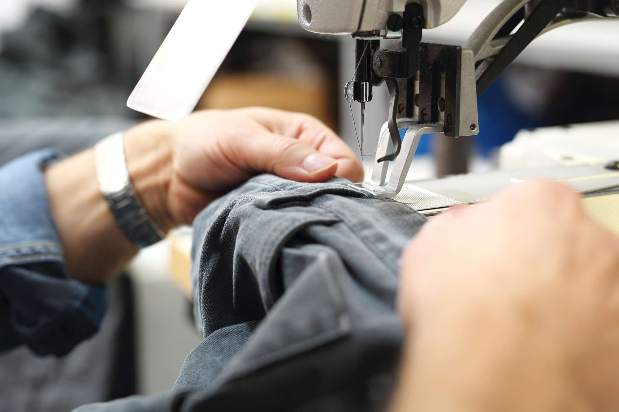 Sewing Machine Close-Up